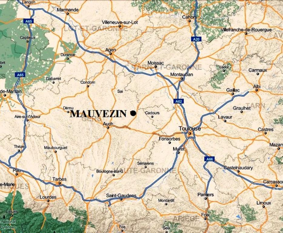 Отель Vvf Gers Gascogne Mauvezin  Экстерьер фото